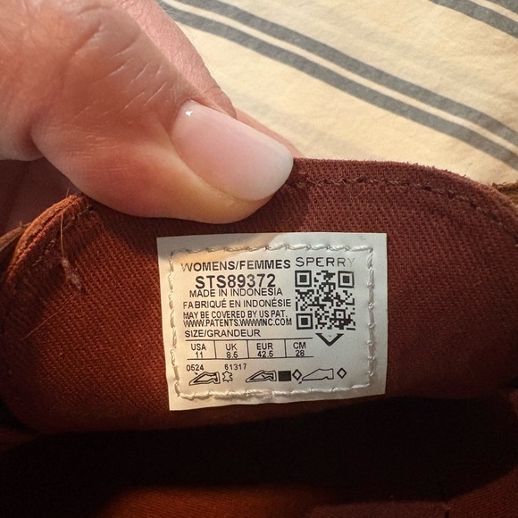 Women’s Sperry Boat Shoes - Dark Brown - Picture 3 of 3